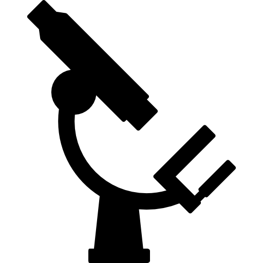 microscopio Roundicons Solid icona