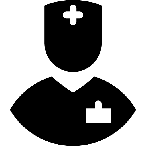 pielęgniarka Roundicons Solid ikona
