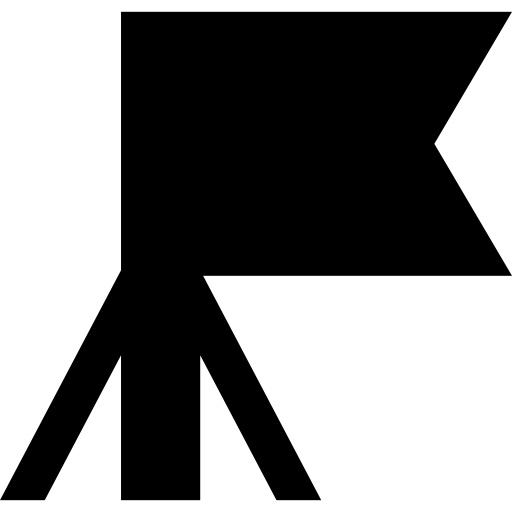 flaga Basic Straight Filled ikona