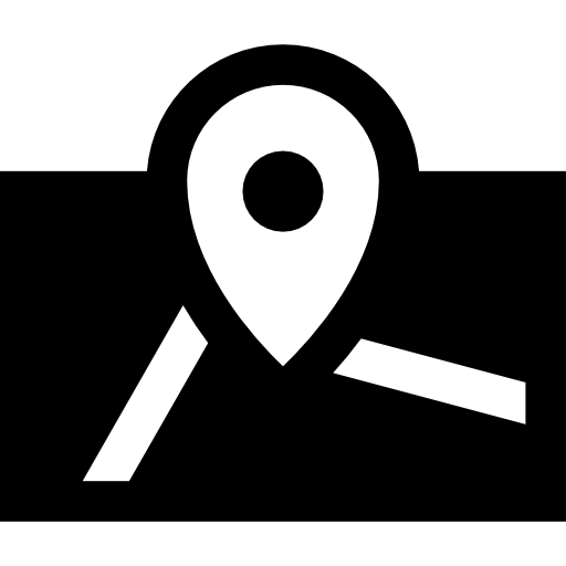 Map Basic Straight Filled icon