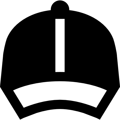 Cap Basic Straight Filled icon