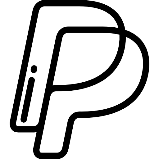 페이팔 Detailed Rounded Lineal icon