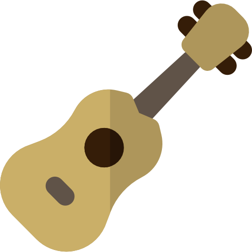 ukulele Basic Rounded Flat icona