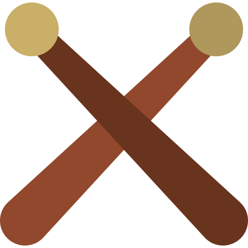baquetas Basic Rounded Flat icono