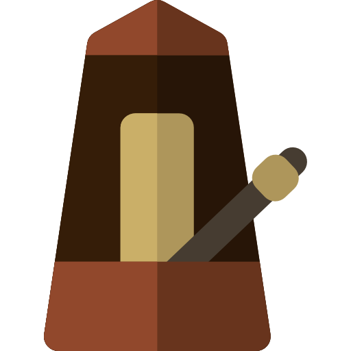 Metronome Basic Rounded Flat icon