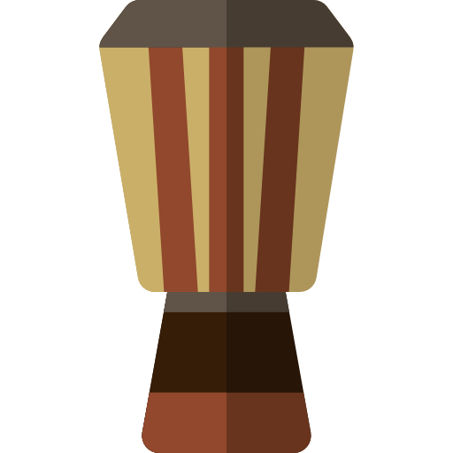 Djembe Basic Rounded Flat icon