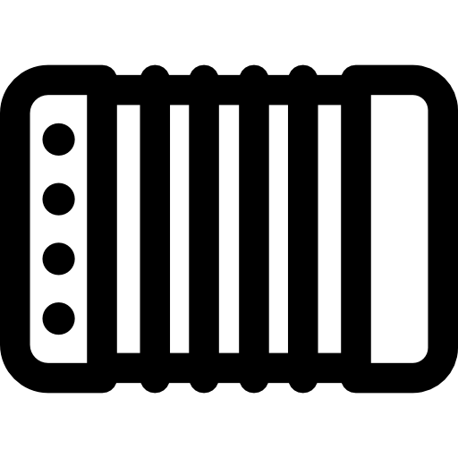 accordeon Basic Rounded Lineal icoon