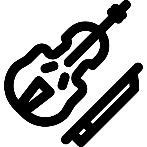 Скрипка Basic Rounded Lineal иконка