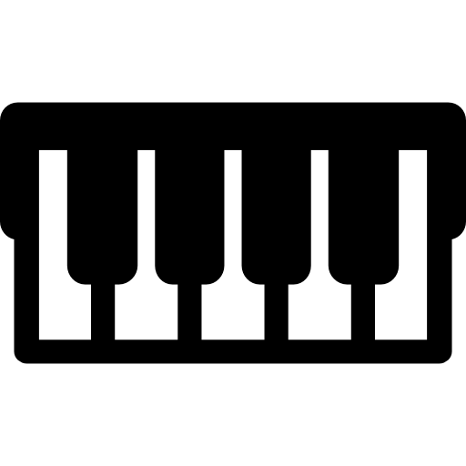 キーボード Basic Rounded Filled icon