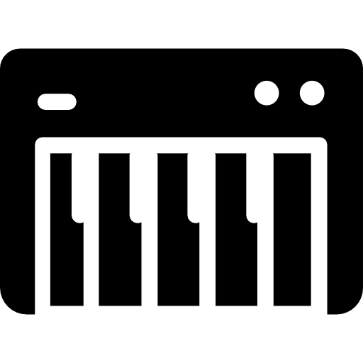Synthesizer Basic Rounded Filled icon