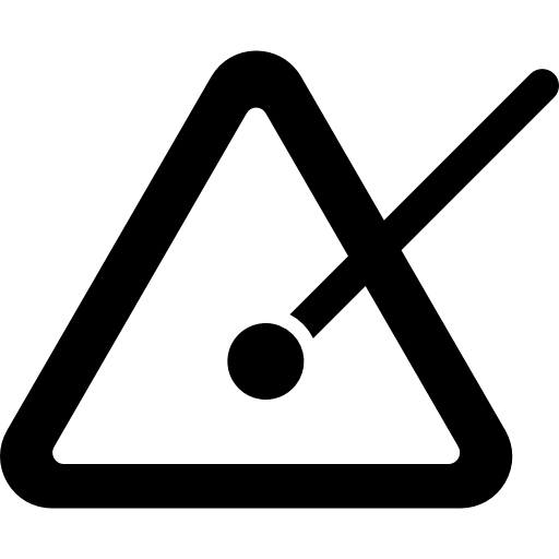 Треугольник Basic Rounded Filled иконка