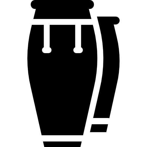 conga Basic Rounded Filled icono