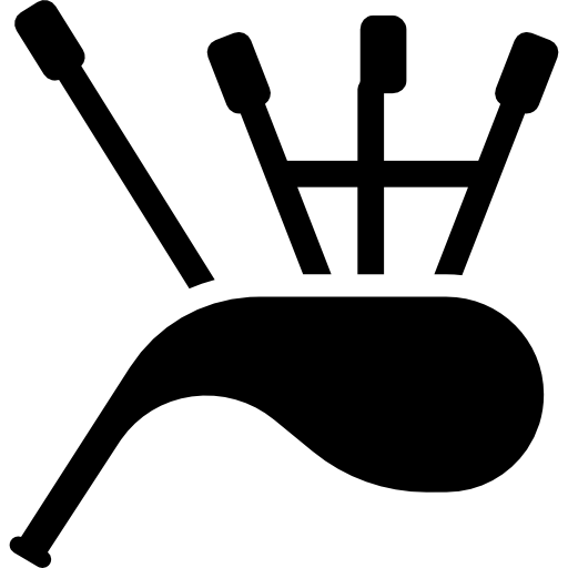 Bagpipes Basic Rounded Filled icon