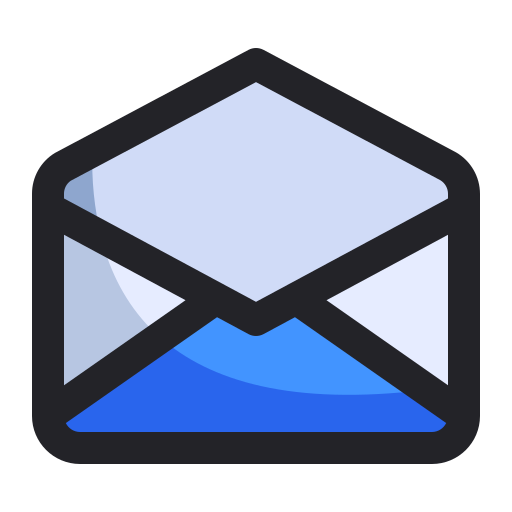 e-mail öffnen Generic Outline Color icon