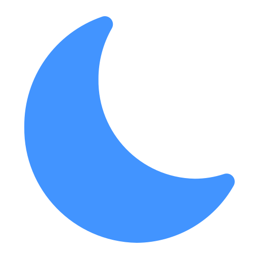Crescent moon Generic Flat icon