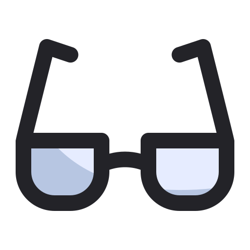 brille Generic Outline Color icon