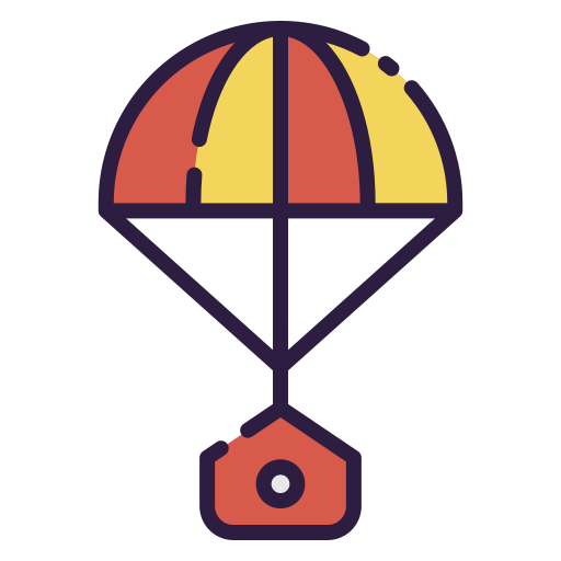 paracaídas Good Ware Lineal Color icono