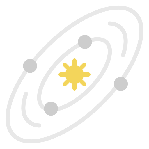 sistema solar Good Ware Flat icono