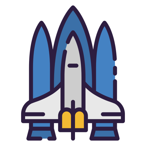 Space ship Good Ware Lineal Color icon