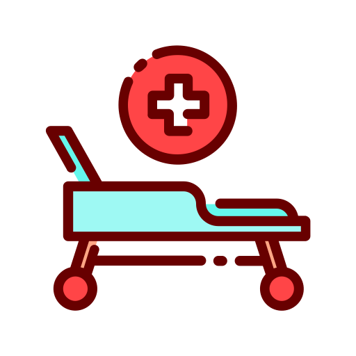 Hospital bed Good Ware Lineal Color icon