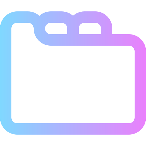 Folder Super Basic Rounded Gradient icon