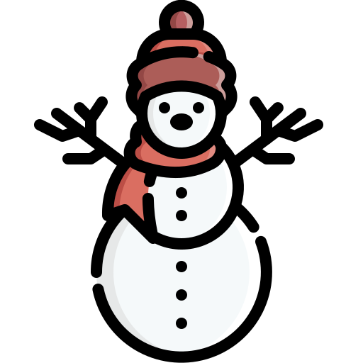 monigote de nieve Winnievizence Lineal color icono
