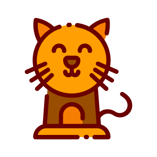 gato Good Ware Lineal Color icono