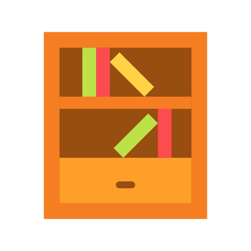 biblioteca Good Ware Flat icono