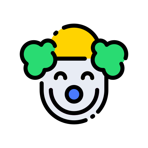Clown Good Ware Lineal Color icon