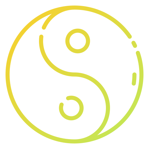 yin yang Good Ware Gradient icona