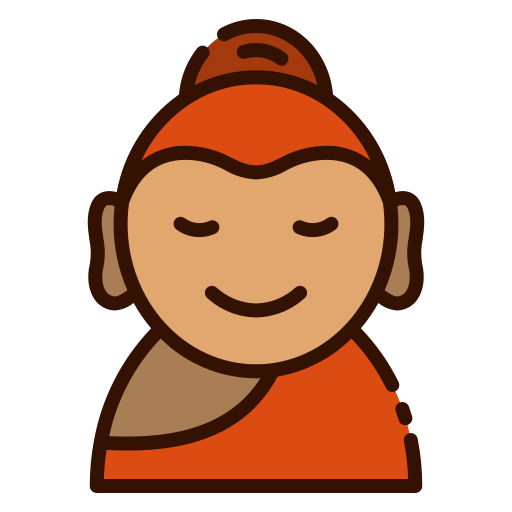 Buddha Good Ware Lineal Color icon