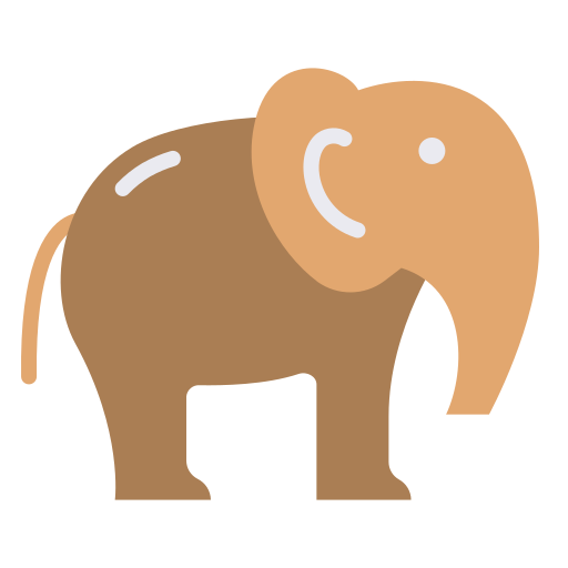 elefante Good Ware Flat icono
