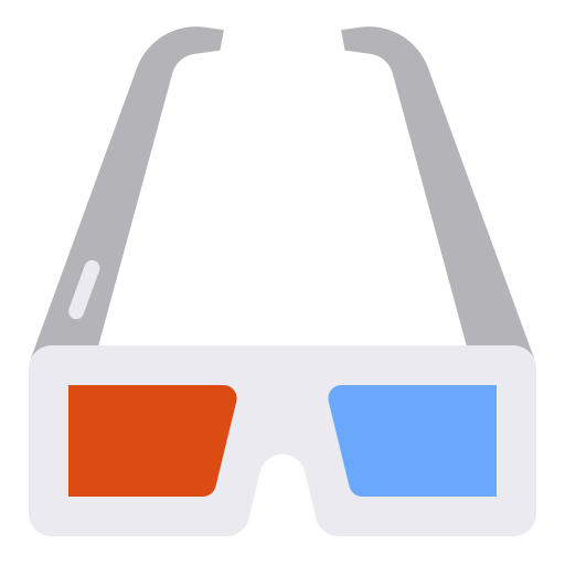 okulary 3d Good Ware Flat ikona