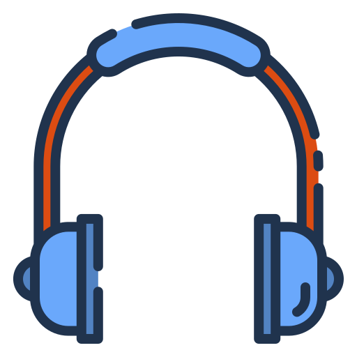 Headphones Good Ware Lineal Color icon