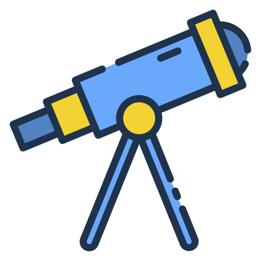 Telescope Good Ware Lineal Color icon