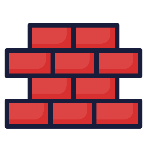 Bricks Generic Outline Color icon