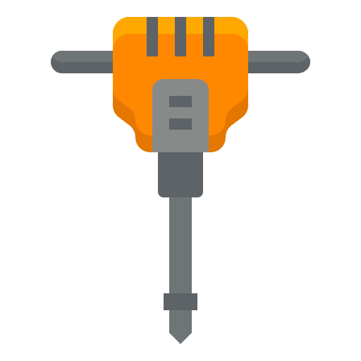 martillo neumático Generic Flat icono