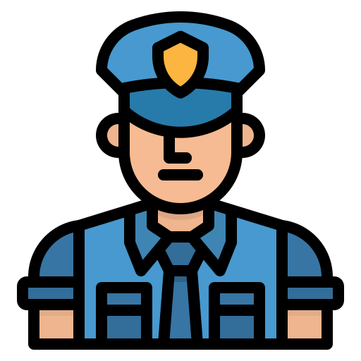 Policeman photo3idea_studio Lineal Color icon