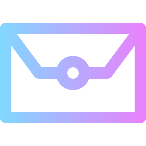 e-mail Super Basic Rounded Gradient icona