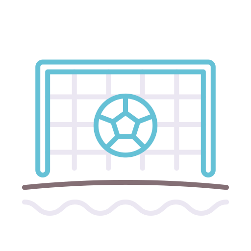 voetbal Flaticons Lineal Color icoon