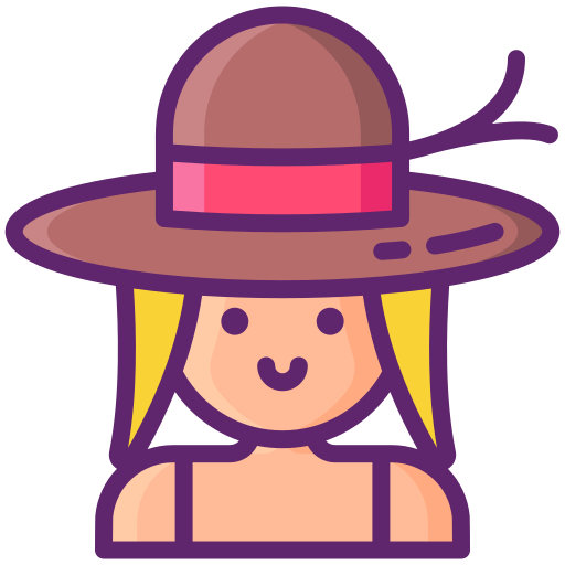 Hat Flaticons Lineal Color icon