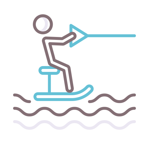 Hydrofoil Flaticons Lineal Color icon