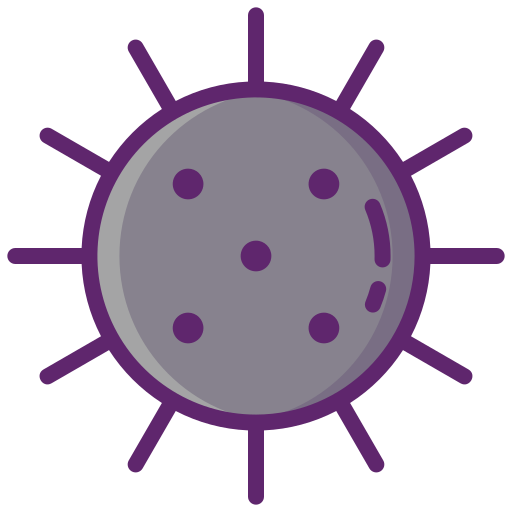 Sea urchin Flaticons Lineal Color icon