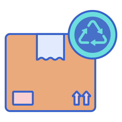 Paper recycle Flaticons Lineal Color icon