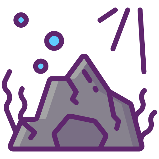 Cave Flaticons Lineal Color icon