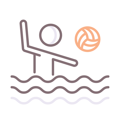 water polo Flaticons Lineal Color Icône