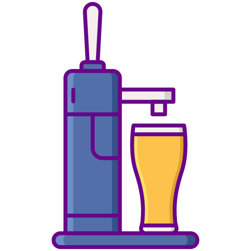 grifo de cerveza Flaticons Lineal Color icono