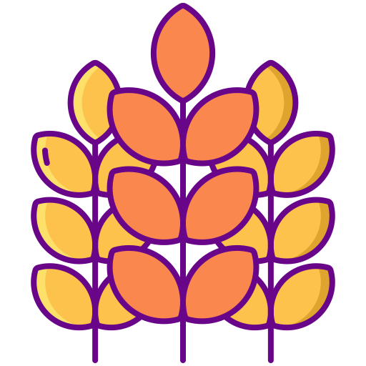 pszenica Flaticons Lineal Color ikona