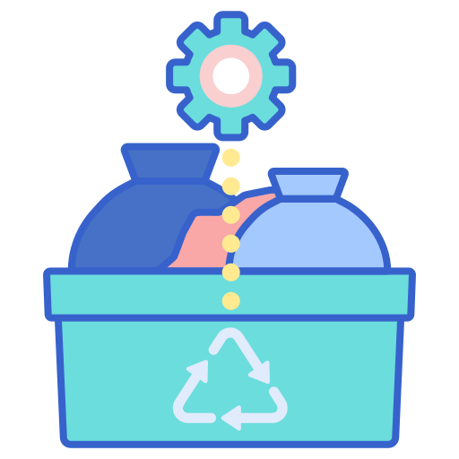 Waste Flaticons Lineal Color icon