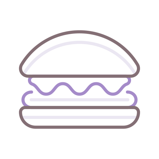 バーガー Flaticons Lineal Color icon